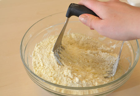 butter, flour, crust