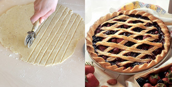 pie, crust, berry