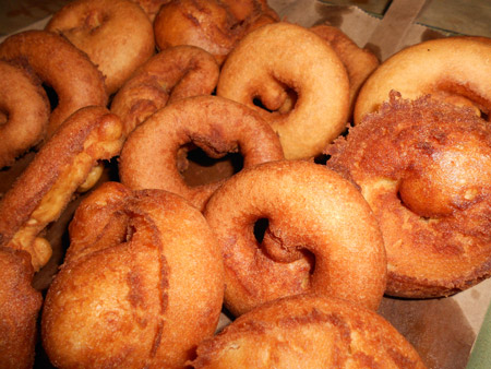 donuts, doughnuts, fried