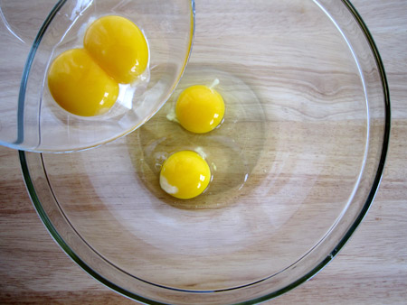 seperate, egg, yolk