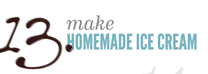 Make Homemade Icecream