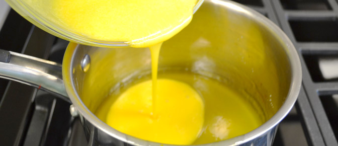 Add Egg Mixture