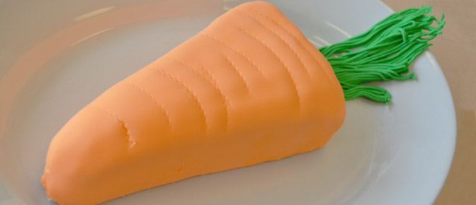 Final Fondant Carrot Cake