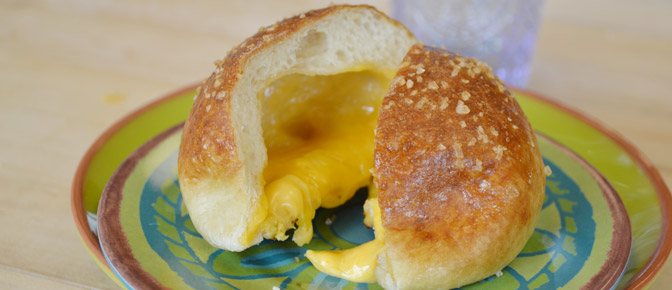 Final Cheese Stuffed Pretzel Buns