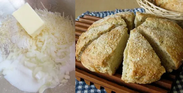 Parmesan onion bread