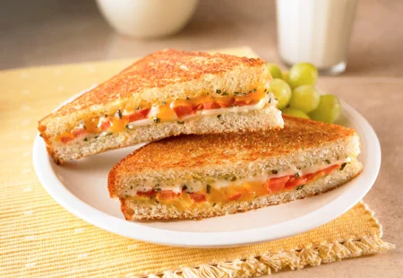 herbed grilled cheese sandwiches