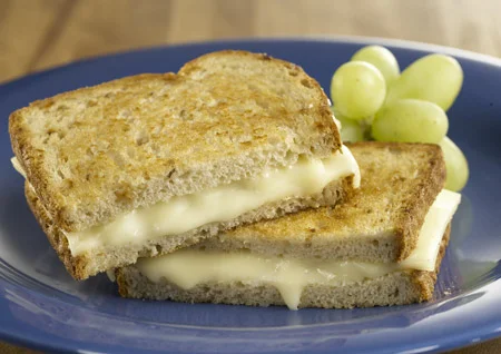 hearty grilled cheese sandwich