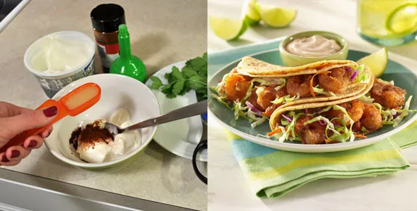Sweet and Spicy Shrimp Tacos