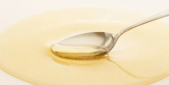 Spoon in honey