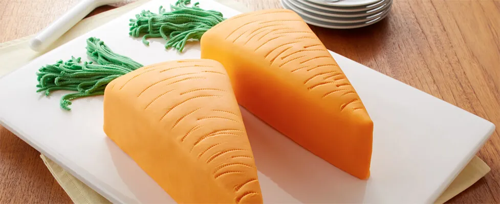 carrot cake fondant