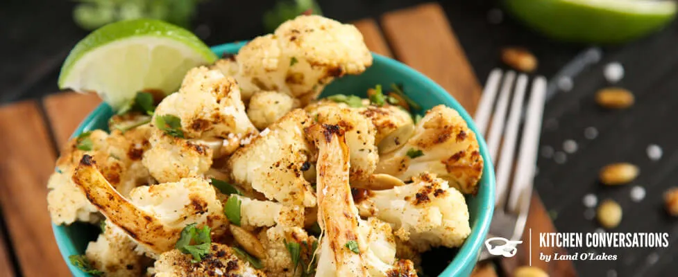 Roasted Mexican Cauliflowers with Pepitas