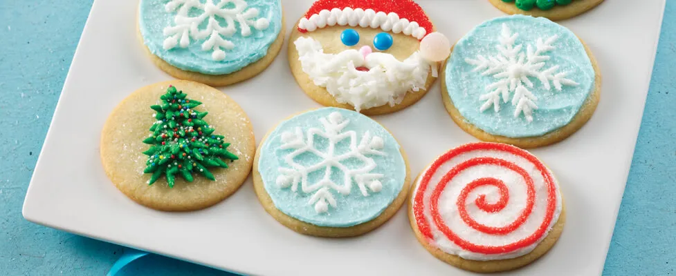variety of christmas cookies