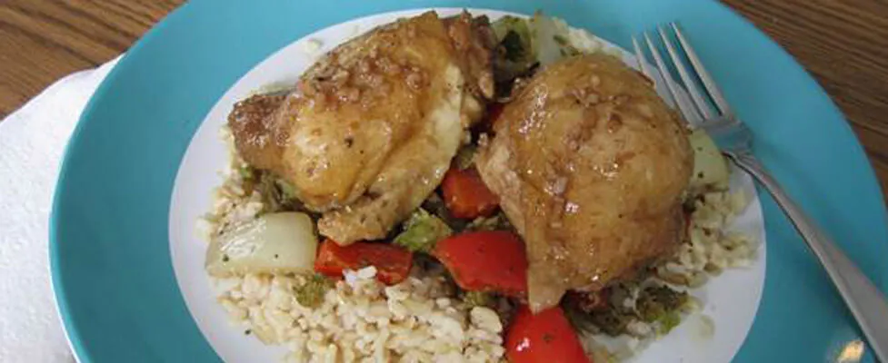 Teriyaki Chicken with rice