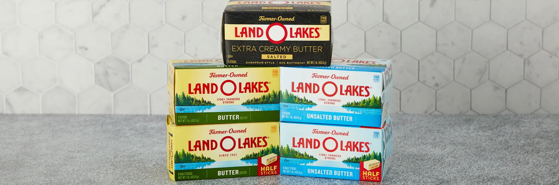 salted and unsalted butter boxes