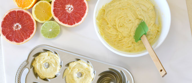 Four Citrus Mini Bundt® Cakes Recipe