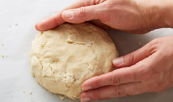 2018 butter pie crust dough in round
