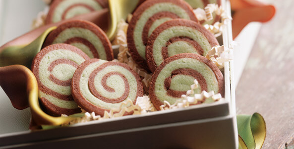 Swirl Cookies in Container