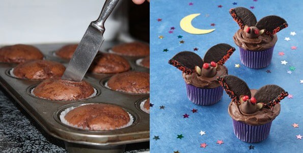 Chocolate Batty Cupcakes