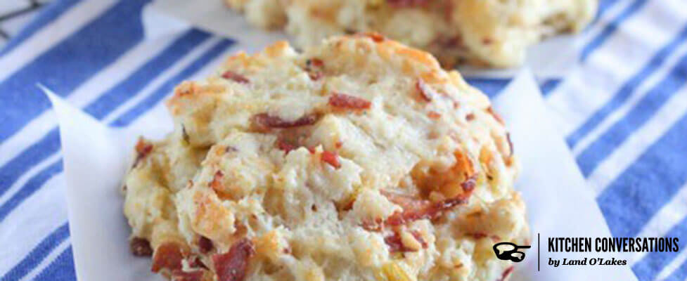 Green Chili & Bacon Buttermilk Biscuits