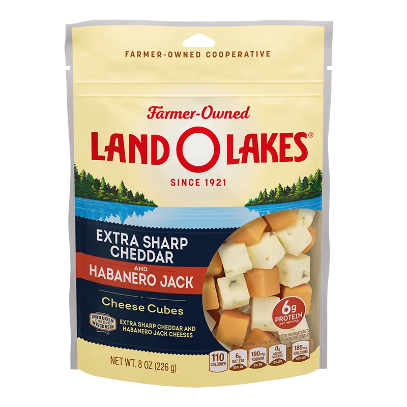 Extra Sharp Cheddar & Habanero Jack Cheese Cubes