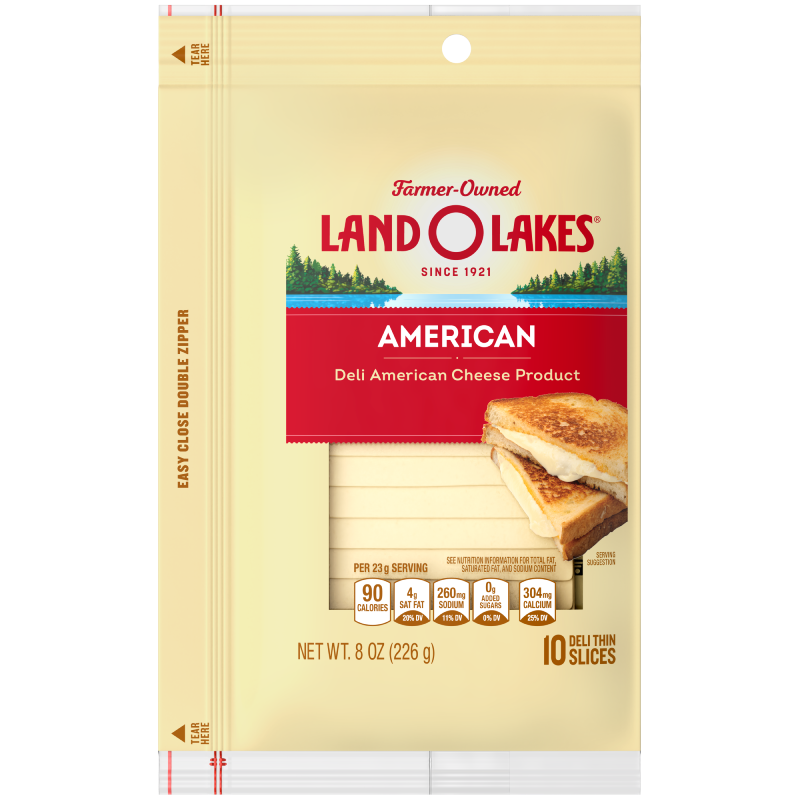 White Deli American Cheese Product package