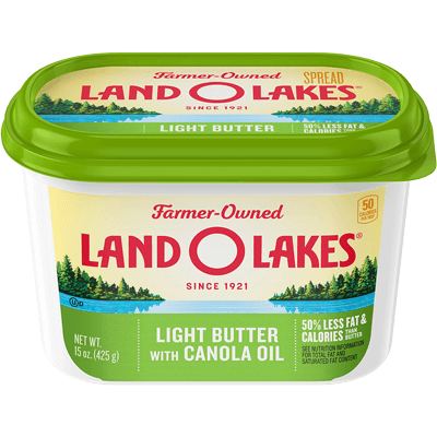 Land O'Lakes spreadable tub Light Butter with Canola Oil