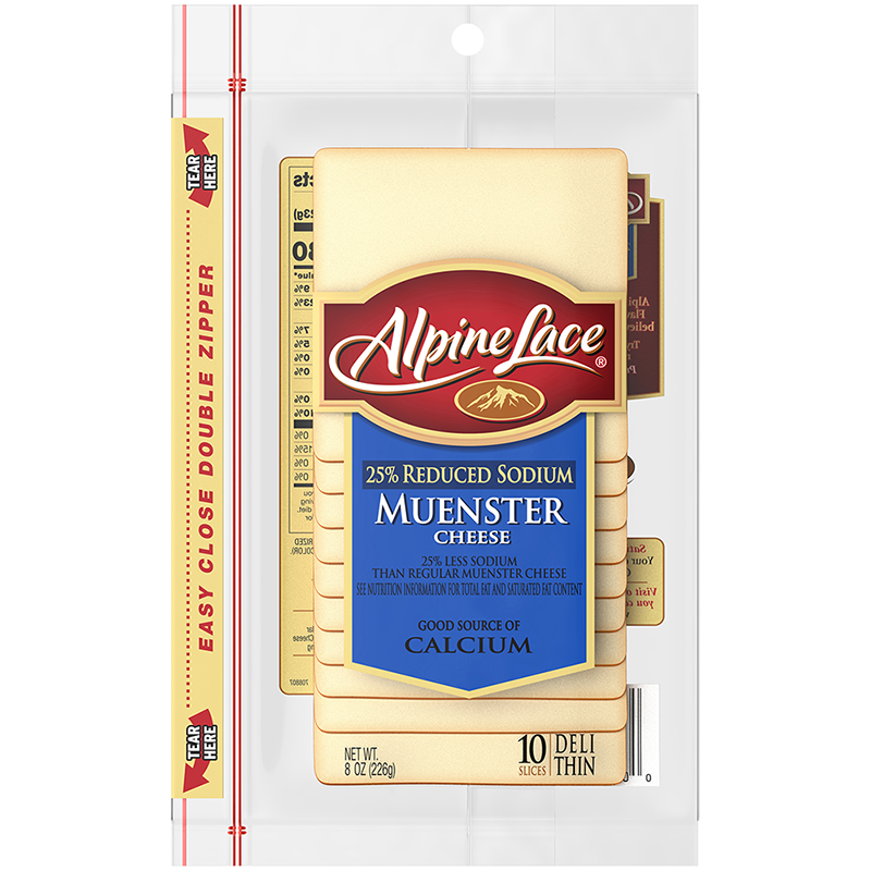 Alpine Lace® Sliced Muenster Cheese Land O'Lakes