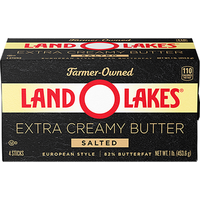 Land O'Lakes stick extra creamy salted butter