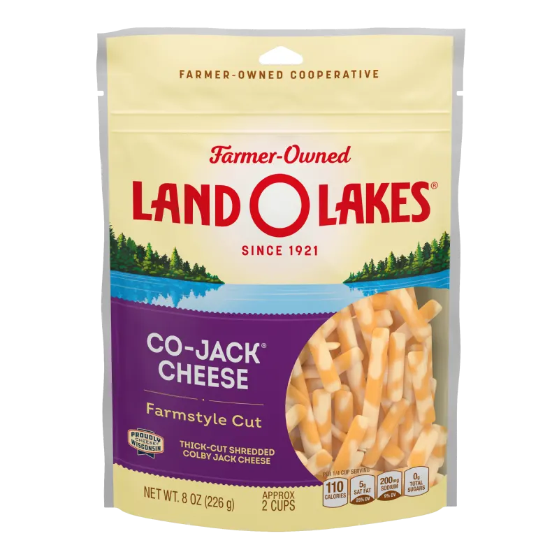 Co-Jack<sup>®</sup> Farmstyle Cut Shredded Cheese
