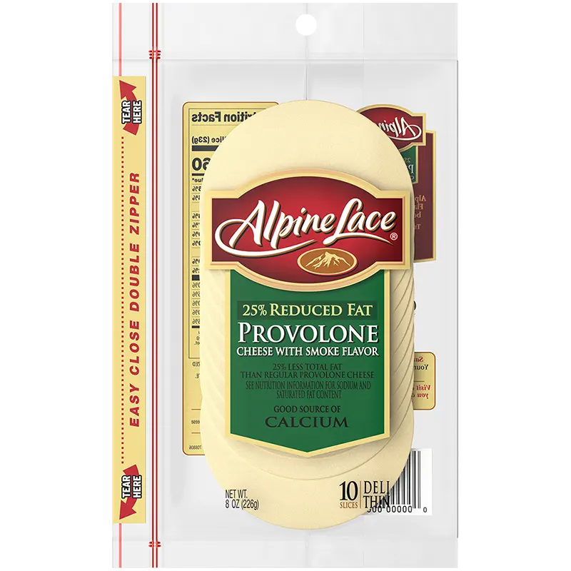 Alpine Lace® Provolone Sliced Cheese with Smoke Flavor