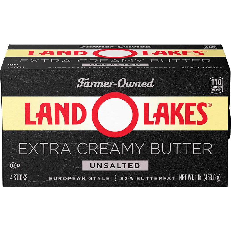 Land O'Lakes stick unsalted extra creamy butter