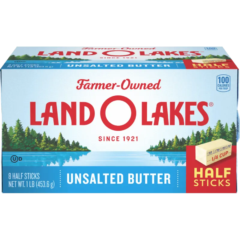 Land O'Lakes half stick unsalted butter