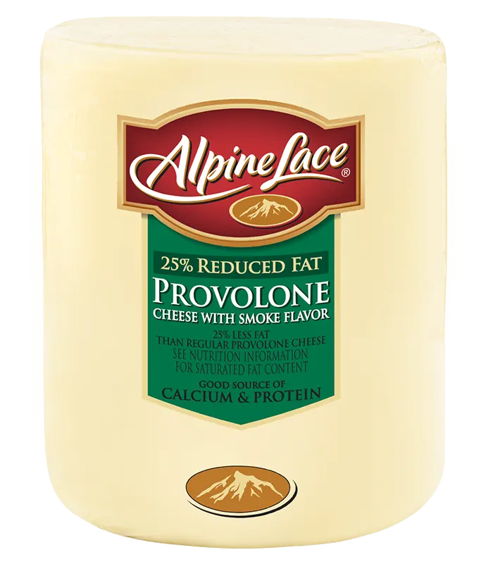 25% Reduced Fat Provolone with Smoke Flavor Cheese