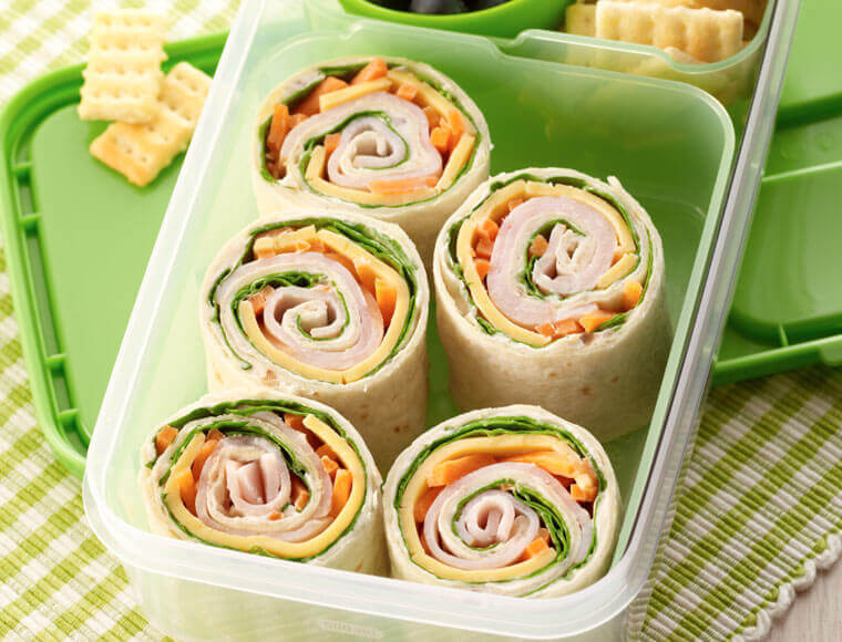 Turkey & Cheese Pinwheels Bento Lunch