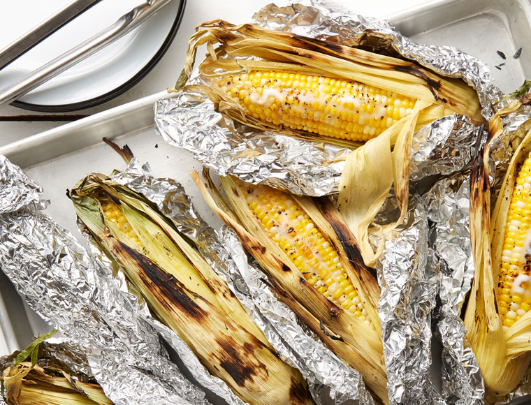 Grill Roasted Corn on the Cob